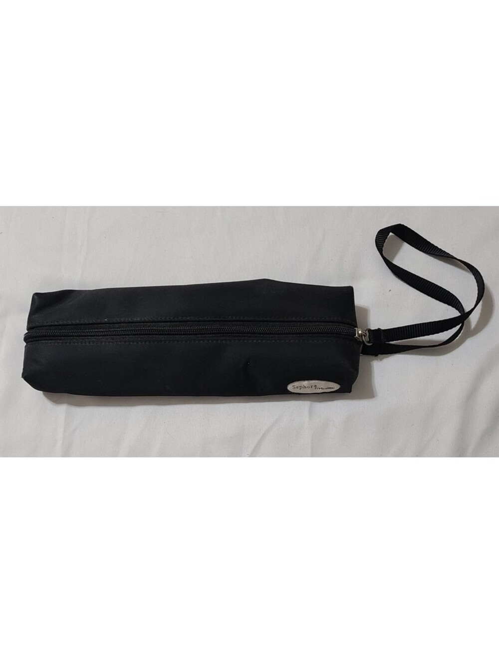 Vtg Sephora Professional Makeup Cosmetics Brush Pouch Sz 9.5x3 Long Handle Tools